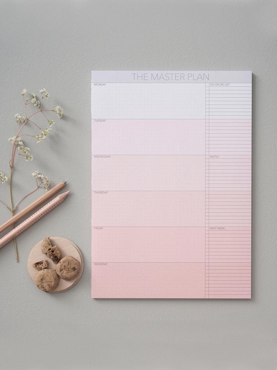Pink Notepad - THE MASTERPLAN