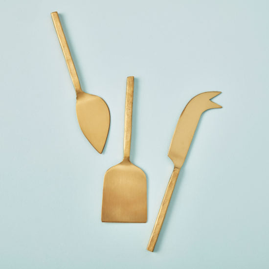 Cheese Knives - Golden