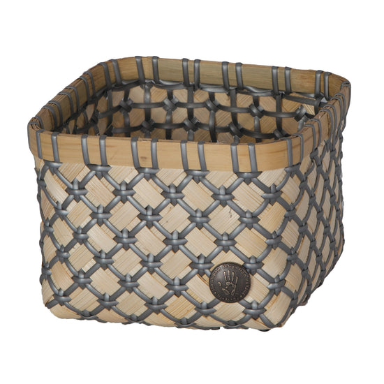 Small Square Bamboolastic Basket